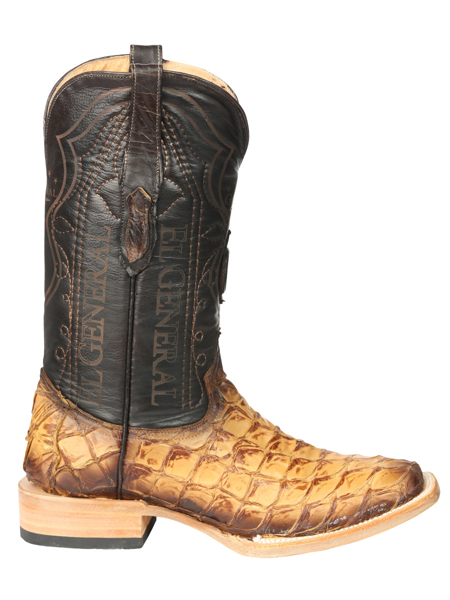 El General Men's Exotic Monster Fish Rodeo Cowboy Boots - Orix 45086 ...